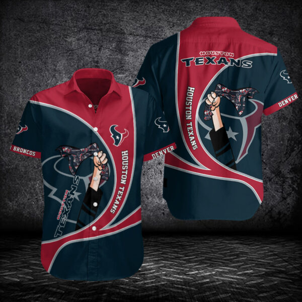 Houston Texans Button Shirt & Shorts BB612