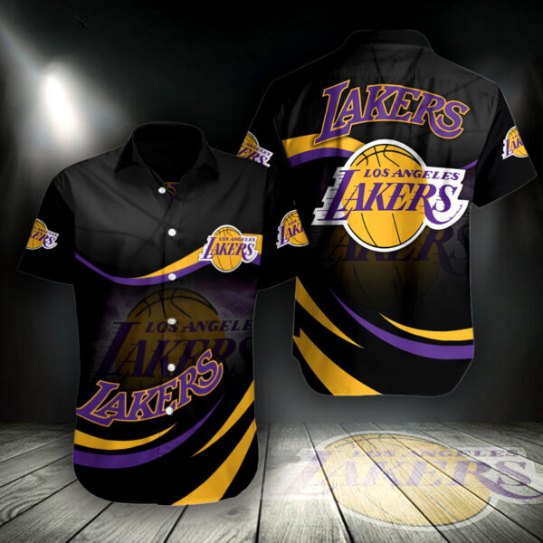 Los Angeles Lakers Button Shirt BG711