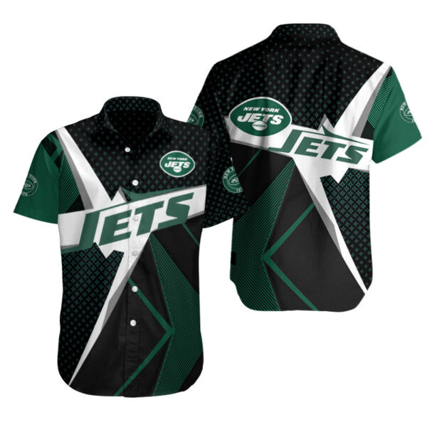 New York Jets Button Shirt BG763