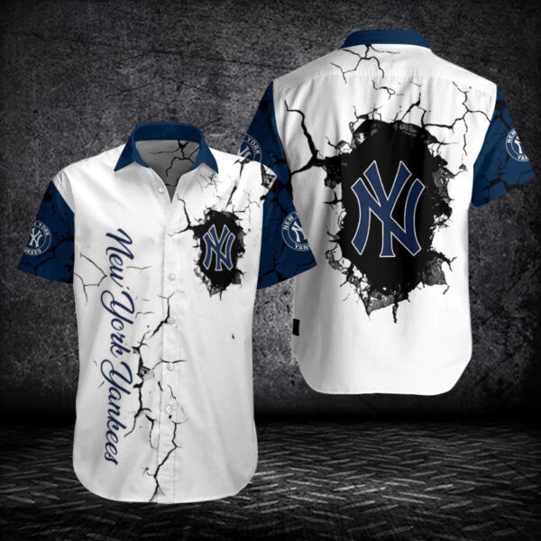 New York Yankees Button Shirt BG840