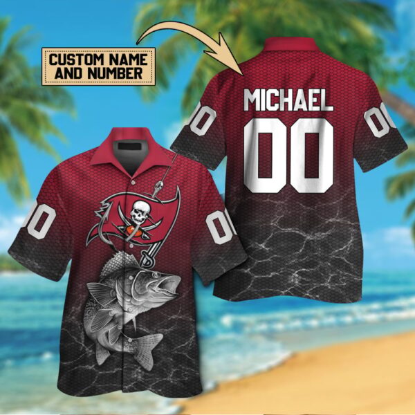 Tampa Bay Buccaneers Personalized Button Shirt BB828