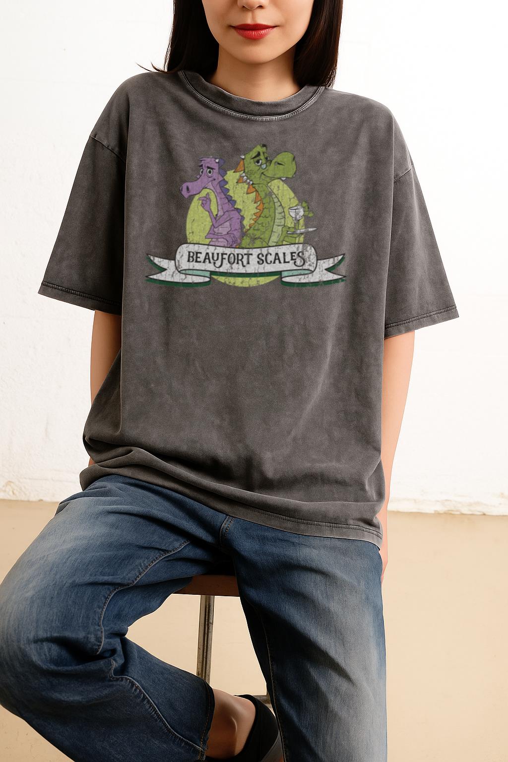 Cute Beaufort Scales Dragon T-Shirt | Cozy Mystery Book Tee