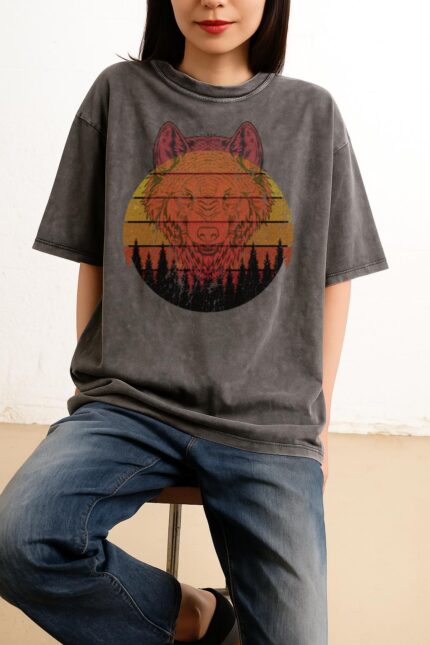 Cute Fox Forest Animals T-Shirt | Educational Nature Tee