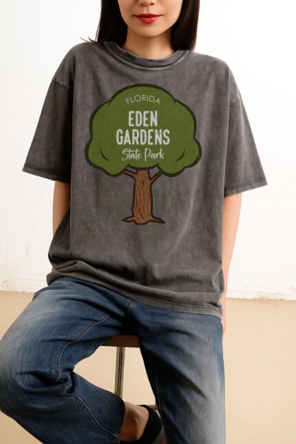 Eden Gardens State Park Florida Tree T-Shirt | Nature Hiking Tee